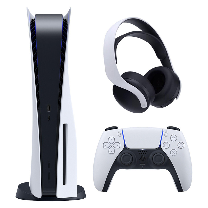 کنسول بازی سونی مدل PlayStation 5 ظرفیت 825 گیگابایت ریجن 1218 آسیا به همراه هدست