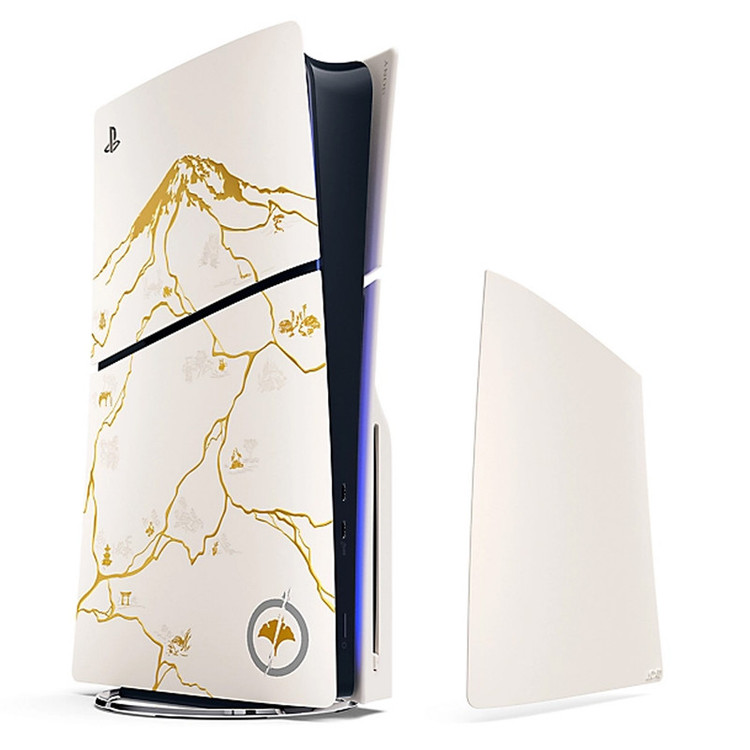 کنسول بازی سونی مدل PlayStation 5 Slim Ghost of Yotei Gold Limited Edition