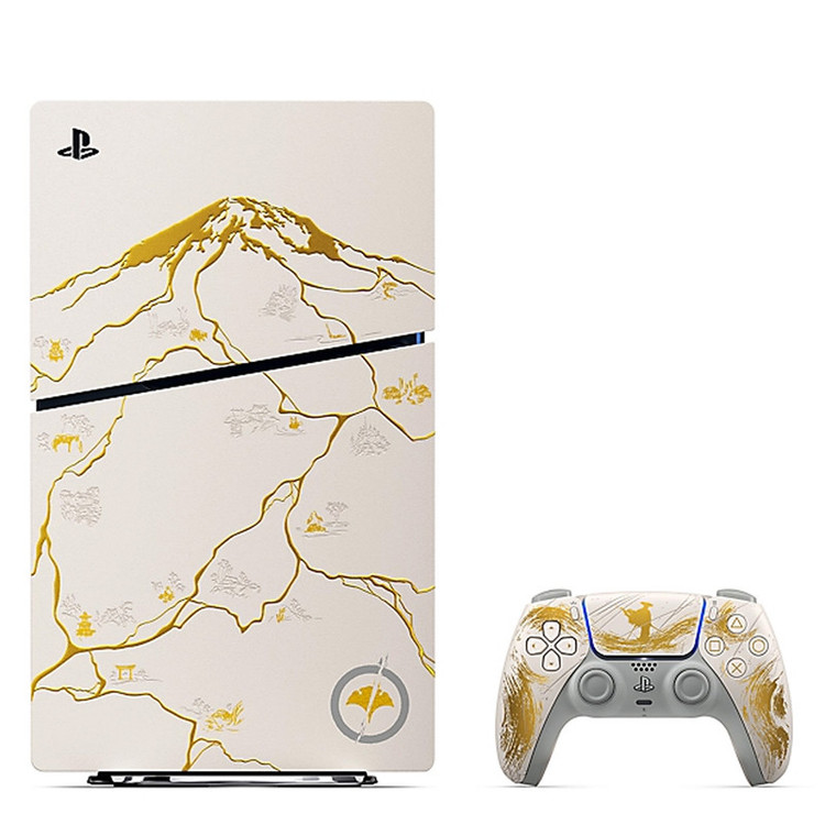 کنسول بازی سونی مدل PlayStation 5 Slim Ghost of Yotei Gold Limited Edition