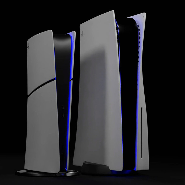 کنسول بازی سونی مدل PlayStation 5 Slim Digital Edition ظرفیت 825 گیگابایت ریجن CFI-2116 اروپا به همراه دسته اضافی