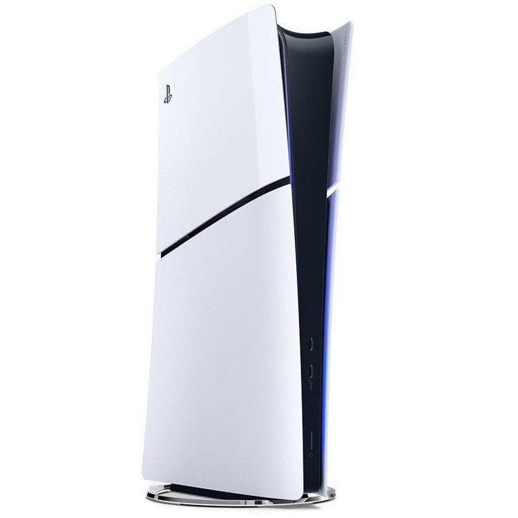 کنسول بازی سونی مدل PlayStation 5 Slim Digital Edition ریجن اروپا سری 2016B نسخه دیجیتال ظرفیت یک ترابایت به همراه دسته اضافه و بازی EA SPORTS FC 26