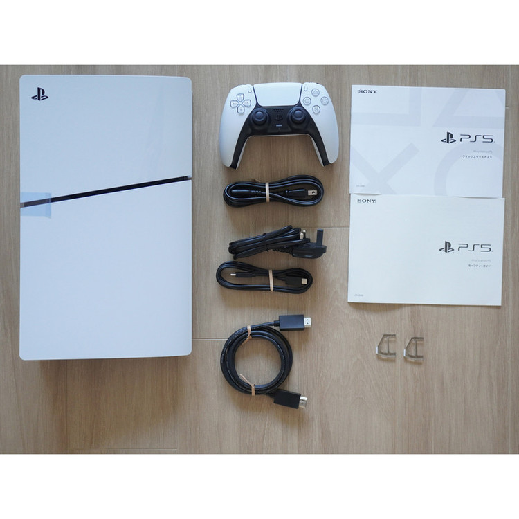 کنسول بازی سونی مدل PlayStation 5 Slim Digital Edition ریجن اروپا سری 2016B نسخه دیجیتال ظرفیت یک ترابایت به همراه بازی EA SPORTS FC 26
